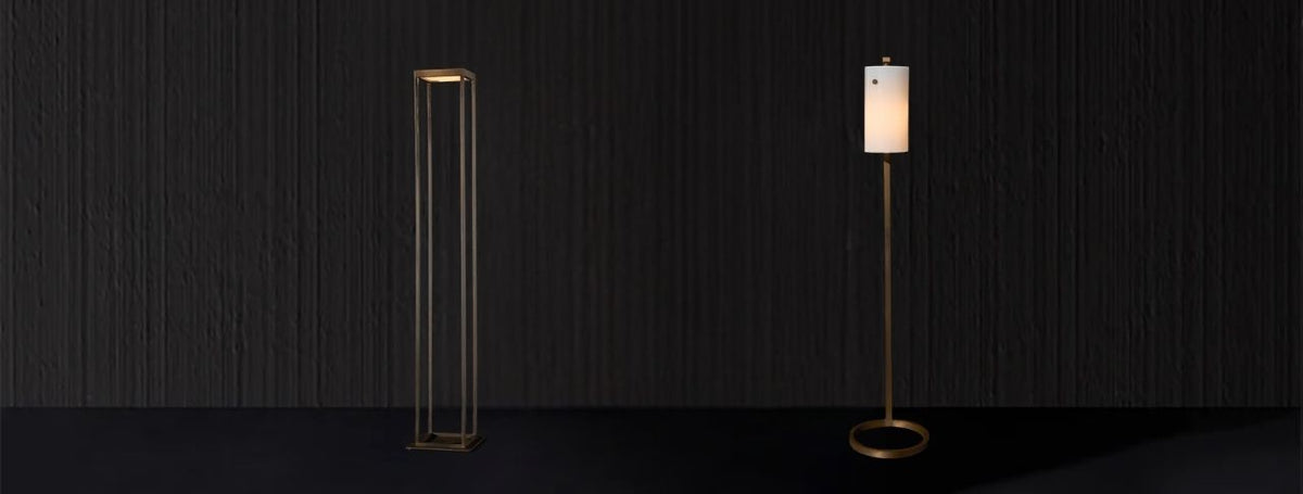 Artistic floor lamps with modern minimalist design