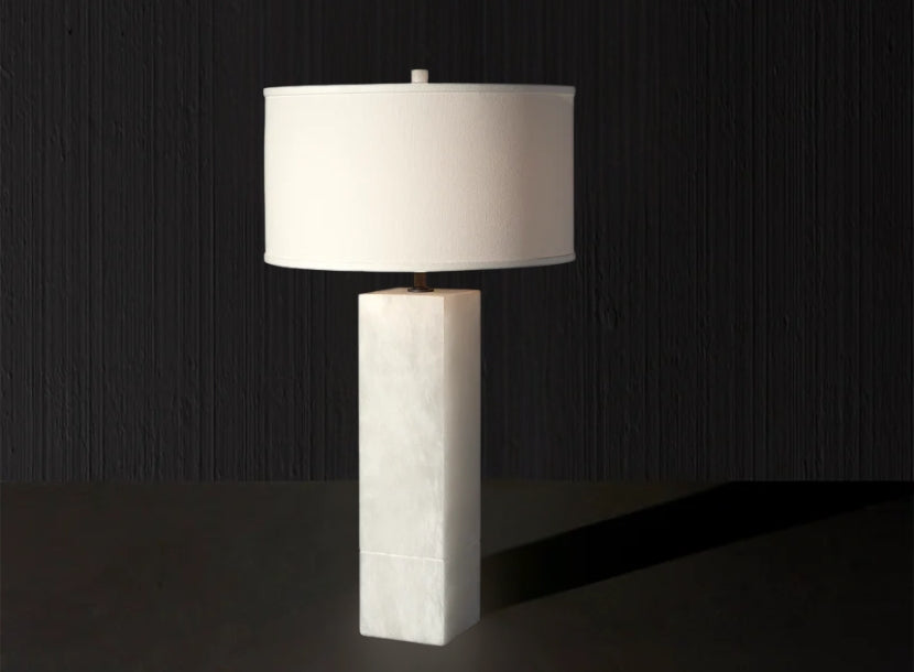 Modern table lamp featured in a curated lighting collection in Dallas