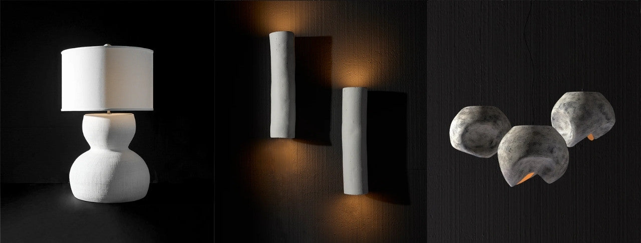 Unique handmade lighting fixtures with modern artisan designs for luxury interior spaces