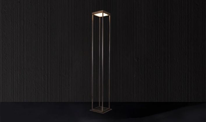 Modern artistic floor lamp with sleek minimalist design