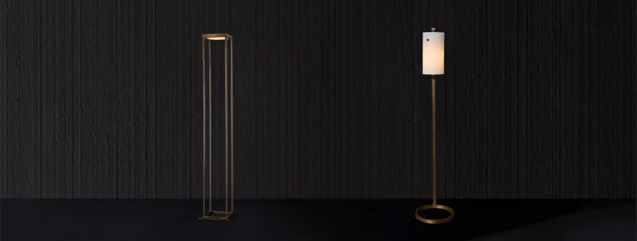 Artistic floor lamps with modern minimalist design